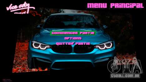 BMW Menu para GTA Vice City