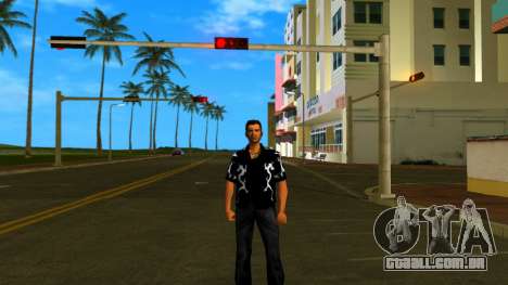 Dragon Shirt Black para GTA Vice City