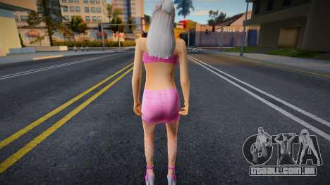 Loira na roupa rosa para GTA San Andreas