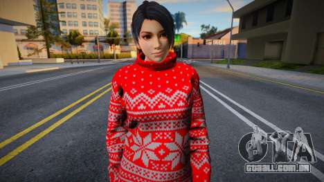 Momiji Baggy Sweater Christmas para GTA San Andreas