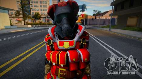 War Face New year Skin v4 para GTA San Andreas