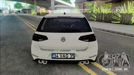 Volkswagen Golf R 7.5 para GTA San Andreas