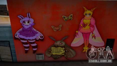 Halano the Smart Moth Mural para GTA San Andreas