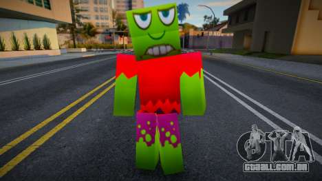 Minecraft Skin HD v8 para GTA San Andreas