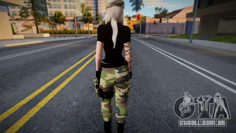 Girl Soldier para GTA San Andreas