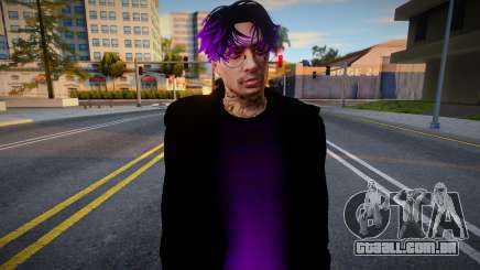 Skin Purple And Black para GTA San Andreas