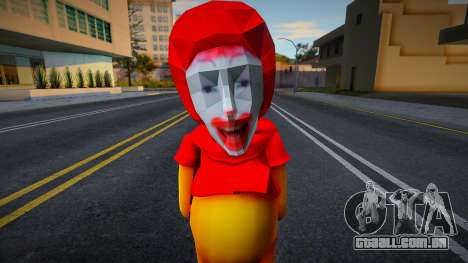 Ronald The Pooh Skin Headswap Mod para GTA San Andreas