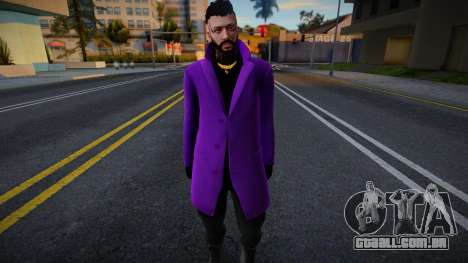 Purple Skin 3 para GTA San Andreas