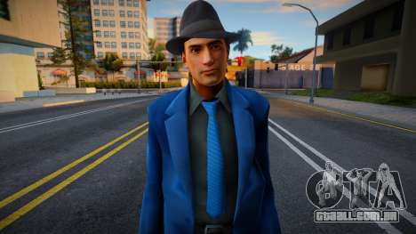 Vito Scalletta de Mafia 2 em um terno azul para GTA San Andreas