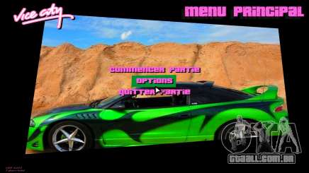 Mitsubishi Eclipse Interface para GTA Vice City