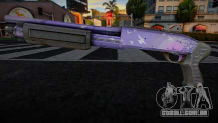Purple Birds Chromegun para GTA San Andreas