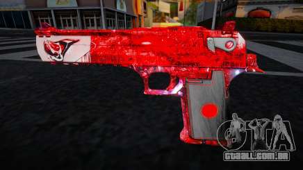 Deagle Quartzo Vermelho para GTA San Andreas