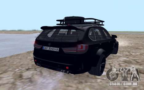 BMW X5 F15 Offroad para GTA San Andreas