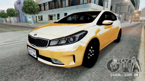 Kia Cerato Sedan Taxi Baghdad 2017 para GTA San Andreas