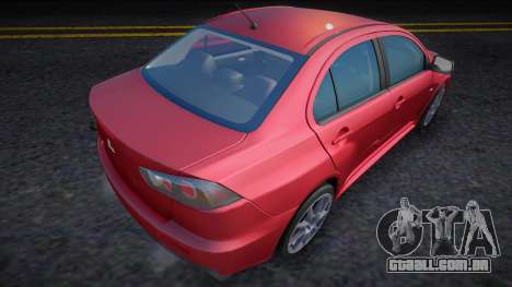 Mitsubishi Lancer X (Diamond) para GTA San Andreas