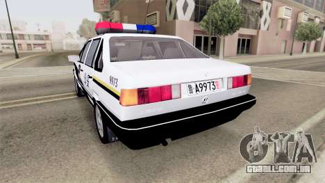 Volkswagen Santana China Police 1985 para GTA San Andreas