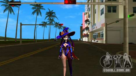 Mona Megistus from Genshin Impact v2 para GTA Vice City