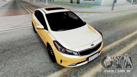 Kia Cerato Sedan Taxi Baghdad 2017 para GTA San Andreas