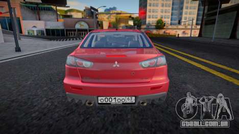 Mitsubishi Lancer X (Diamond) para GTA San Andreas