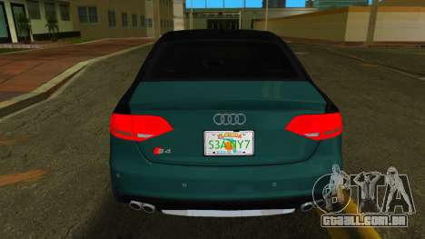 Audi S4 (B8) 2010 (Florida Plate) para GTA Vice City
