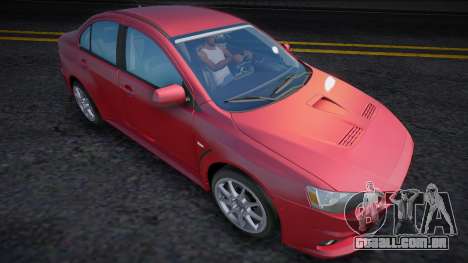 Mitsubishi Lancer X (Diamond) para GTA San Andreas