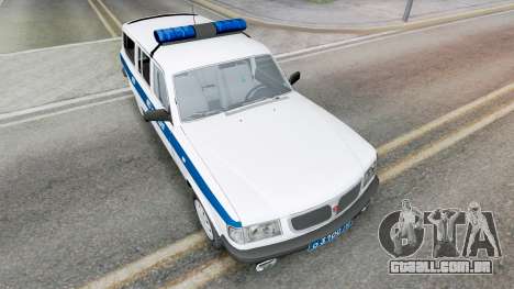 GAZ-310221 Milícia do Volga 2001 para GTA San Andreas