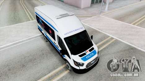 Ford Transit Van L4H3 Politia (V363) 2021 para GTA San Andreas