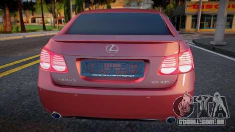 Lexus GS350 Dag.Drive para GTA San Andreas