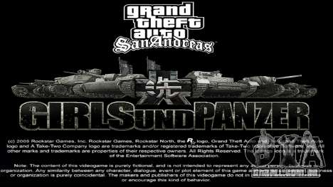 Girls Und Panzer Loadscreen para GTA San Andreas