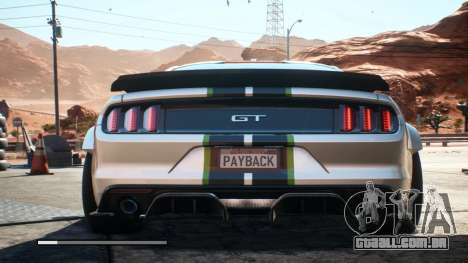 Need For Speed Payback Loading Screens para GTA San Andreas