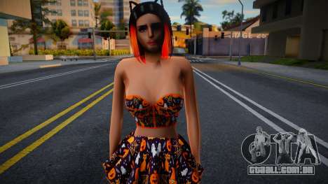 Halloween sexy girl para GTA San Andreas