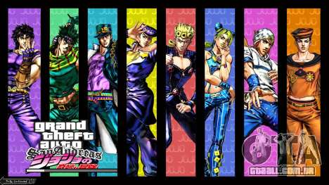 JoJos Bizarre Adventure Loading screen para GTA San Andreas