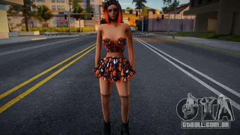 Halloween sexy girl para GTA San Andreas