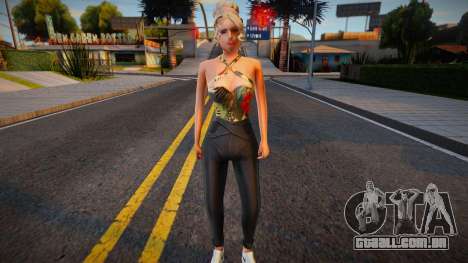 Loira fashionista para GTA San Andreas