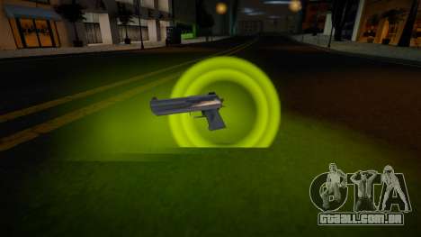 Glowing Pickups (weapon coronas) para GTA San Andreas