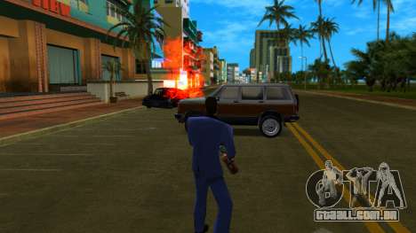 Novo fogo, fonte, efeitos de sangue para GTA Vice City