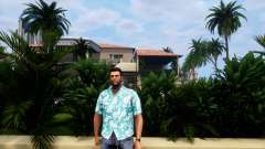 Camisa Havaiana Temática v1 para GTA Vice City Definitive Edition