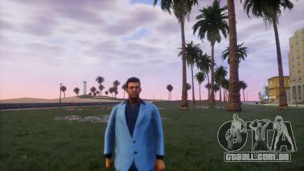 Terno azul claro para GTA Vice City Definitive Edition