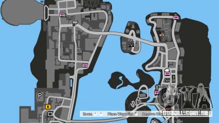 Radar, mapa e ícones no estilo de GTA 5 para GTA Vice City Definitive Edition