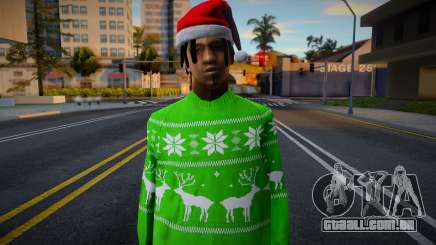 Skin Ano Novo Grove Street Gang para GTA San Andreas