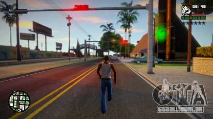 A pesquisa por estrelas está sempre na tela - ViceBit para GTA San Andreas