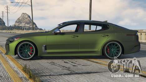 Kia Stinger Lunar Green