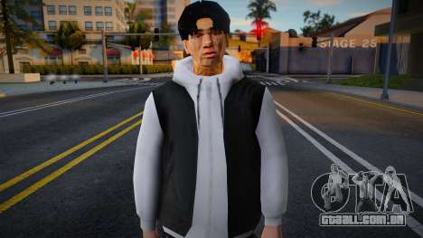 O cara de moletom e colete para GTA San Andreas