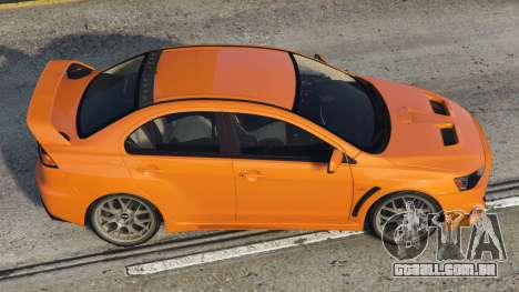 Mitsubishi Lancer Evolution X Deep Saffron