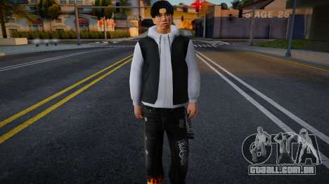 O cara de moletom e colete para GTA San Andreas