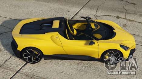Bugatti W16 Mistral Banana Yellow