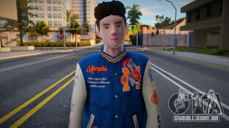 Jovem Fashionista 1 para GTA San Andreas