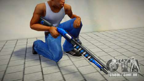 Blue Chromegun Toxic Dragon by sHePard para GTA San Andreas