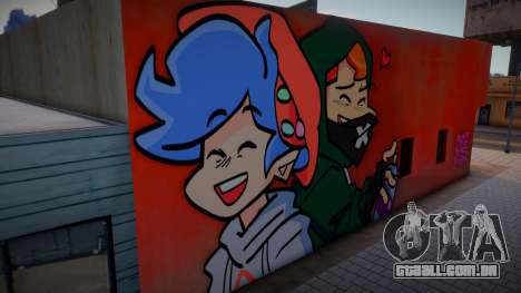 Mural Benjamin Fairest And Pico para GTA San Andreas