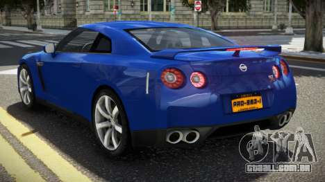 Nissan GT-R R35 XR V1.1 para GTA 4